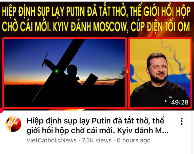 KHÔNG THỂ VỪA ỦNG HỘ TRUMP VỪA ỦNG HỘ UKRAINE