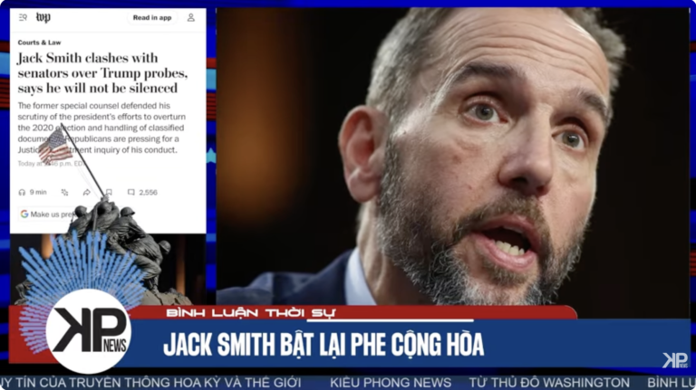 Jack Smith “Bật Lại” Phe Cộng Hòa Tại Thượng Viện